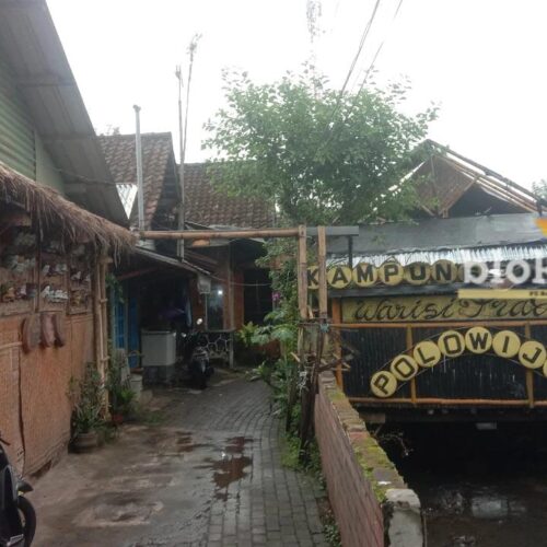 Kampung Budaya Polowijen yang saat ini sepi (Mahasiswa Magang Unitri)