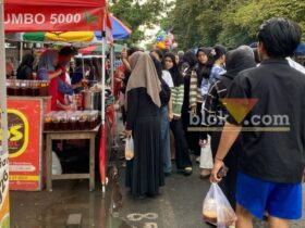 Suasana Pasar Takjil di Belakang Universitas Negeri Malang (UM), Jalan Surabaya (Mahasiswa Magang Unitri/Akroman)