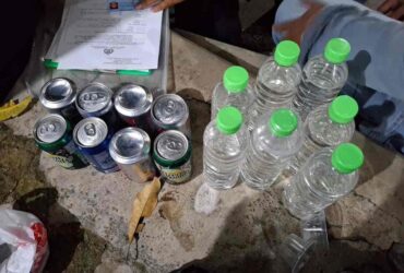 Samapta Polres Situbondo Temukan Botol Miras saat Patroli Sahur