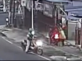 Tangkapan layar detik-detik pembegalan di Bandulan, Kota Malang yang dialami driver Ojol (Istimewa)