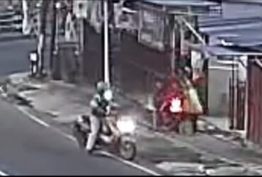 Tangkapan layar detik-detik pembegalan di Bandulan, Kota Malang yang dialami driver Ojol (Istimewa)