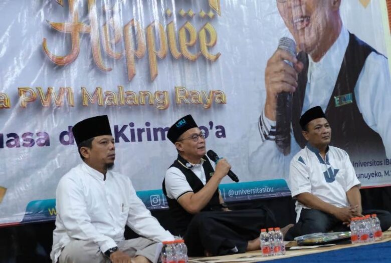 Ramadan Heppiee episode bukber PWI Malang Raya dan kirim doa (dok. Humas UIBU)