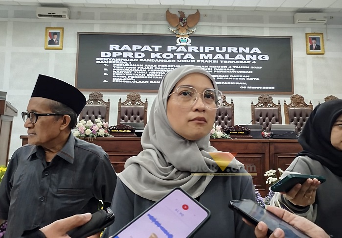 Ketua DPRD Kota Malang, Amithya Ratnanggani Sirraduhita. (blok-a.com/Yogga Ardiawan)