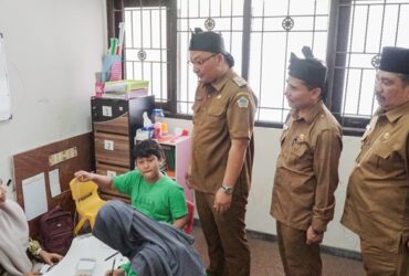 Wakil Bupati Gresik, Asluchul Alif, di UPT saat peluncuran Layanan Pendidikan ABK Kabupaten Gresik.(Istimewa)