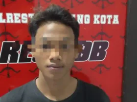 RF alias Rian saat diamankan Satreskrim Polresta Malang Kota (dok/HumasPolrestaMakota)