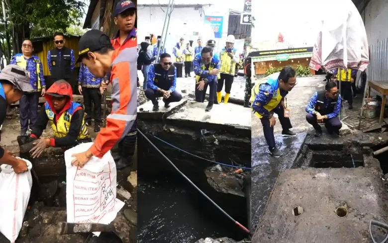 Drainase Tersumbat Sampah Sebabkan Banjir di Suhat, Wali Kota Malang Beri Pesan Ini