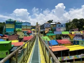 Kampung Warna Warni, Jodipan, Kota Malang (foto: Inok Jehalu/Blok-a.com)