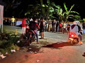 Lokasi pembacokan tiga warga Lingkungan Cungking, Kelurahan Mojopanggung, Giri, Banyuwangi.(istimewa)