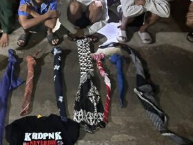 11 remaja yang diduga akan perang sarung, diamankan polis, Kamis (6/2/2025).