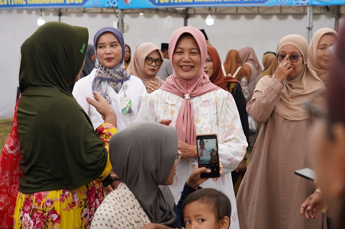 Safari Ramadan Wabup Bojonegoro, Nurul Azizah di Desa Ngradin, Kecamatan Padangan.