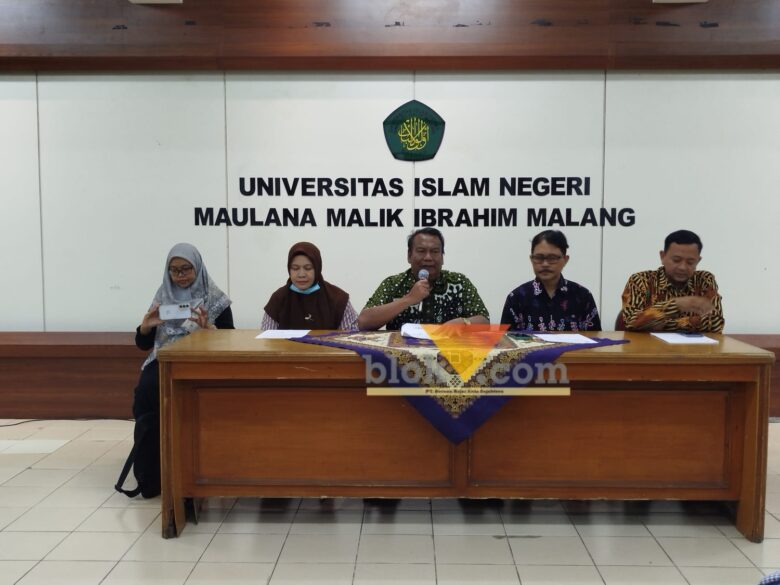 Pers Rilis Resmi Pernyataan Sikap UIN Maulana Malik Ibrahim Malang terkait dengan kasus pemerkosaan mantan mahasiswanya (blok-a.com / Yogga Ardiawan)