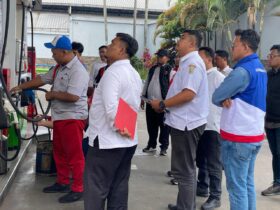 Pengujian BBM di SPBU Pertamina, di Patal, Kecamatan Lawang, Kabupaten Malang (dok. Pertamina Patra Niaga Jatimbalinus)