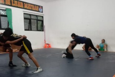 Persiapan atlet cabor gulat dalam menyongsong ajang kejuaraan Porprov IX Jawa Timur (dok/CaborGulat)