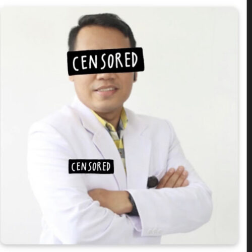 Dokter salah satu rumah sakit swasta di Malang yang diduga lakukan aksi pelecehan (tangkapan layar akun Instagram @qorryauliarachmah)