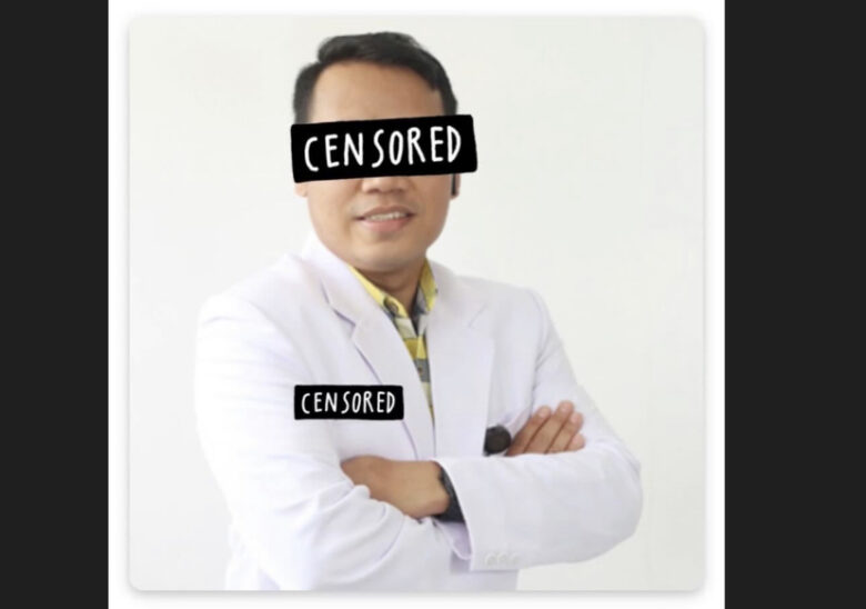 Dokter salah satu rumah sakit swasta di Malang yang diduga lakukan aksi pelecehan (tangkapan layar akun Instagram @qorryauliarachmah)