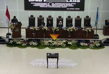 Rapat Paripurna Penyampaian Hasil Pembahasan Dan Pengambilan Keputusan terhadap LKPJ tahun anggaran 2024 (blok-a.com / Yogga Ardiawan)