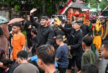 Tradisi Barong Ider Bumi Banyuwangi yang digelar tiap 2 Syawal.(dok. Kominfo Jatim)