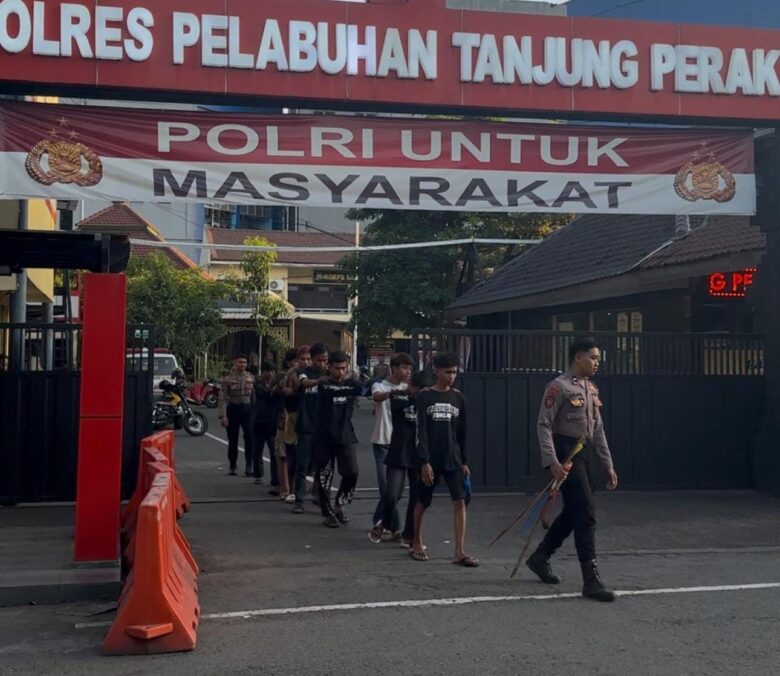 Hendak Tawuran, 11 Remaja Langsung Diamankan Polres Tanjung Perak