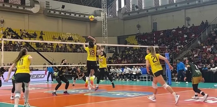 Gresik Petrokimia berhasil menang atas Electric PLN dengan skor 3-1 di GOR Jatidiri, Semarang, Jawa Tengah, Kamis (24/4/2025).(Istimewa)
