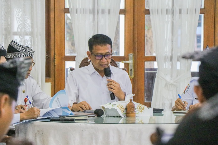 Bupati Bojonegoro Setyo Wahono saat Ngopi Bareng OPD, Rabu (16/4/2025).