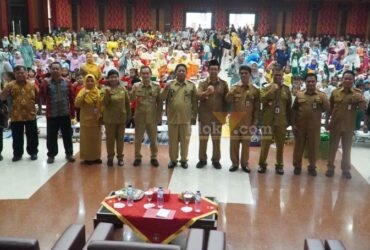 Pembukaan lomba mewarnai dalam rangka HUT ke-23 LPPL Radio Mahardhika FM sekaligus memperingati Hari Jadi ke-119 Kota Blitar. (blok-a.com/Bambang)