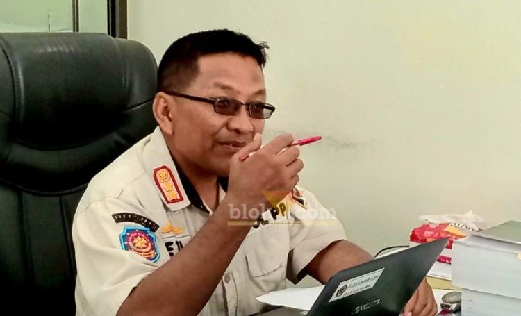 Kabid Penegakan Hukum Daerah Satpol-PP dan Damkar  Kabupaten Blitar, Repelita Nugroho, SH., MH. (blok-a.com/Fajar)
