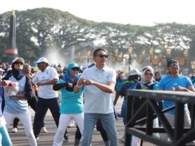 Senam Tahes Mbois Jumat (STMJ) yang kembali digelar setelah sempat vakum.(dok Pemkot Malang)