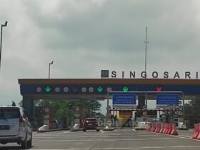 Gerbang Exit Tol Singosari.(blok-a.com/Lionita)
