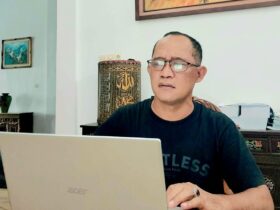 FOTO : Ketua Organisasi Masyarakat Ratu Adil, Mohammad Trijanto. (blok-a.com/Fajar)