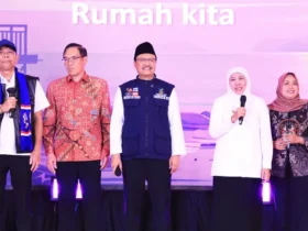 Kunjungan Gubernur Jawa Timur, Khofifah Indar Parawansa dan Menteri Sosial RI, Saifullah Yusuf di Universitas Negeri Malang (UM). (istimewa)