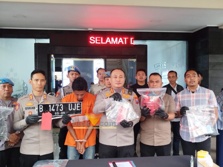 Rilis resmi aksi penculikan di Kota Malang yang dipimpin langsung oleh Kapolresta Malang Kota, Kombes Pol Nanang Haryono (blok-a.com / Yogga Ardiawan)