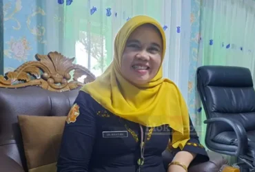 Kepala Dinas Koperasi dan UKM Kabupaten Blitar, Sri Wahyuni. (blok-a.com/Fajar)