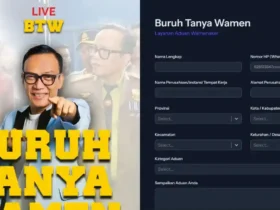 Tampilan kanal aduan digital Buruh Tanya Wamen (BTW) (Blok-a.com)