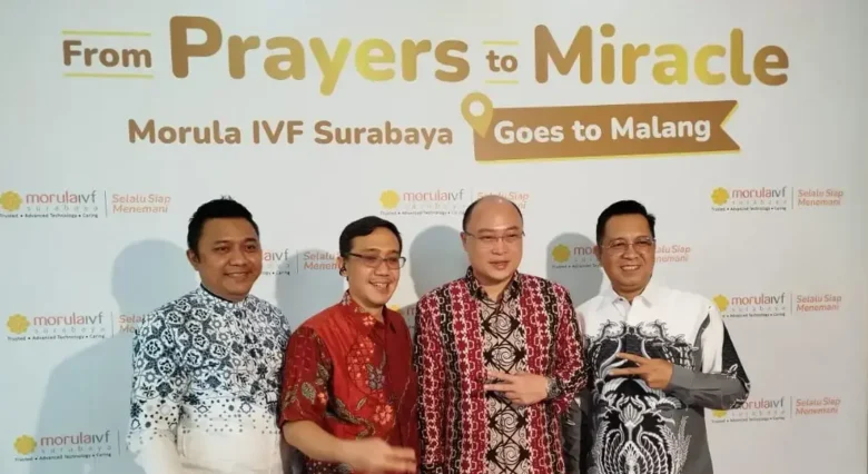 Para Dokter yang berkontribusi dalam program bayi tabung yang digelar oleh Morula IVF Surabaya dengan tajuk 'From Prayers to Miracle' (blok-a.com / Yogga Ardiawan)