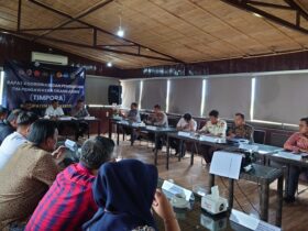 Rakor dan penguatan Timpora di Candiharjo, Ngoro, Mojokerto.(blok-a.com/Syahrul Wijaya)