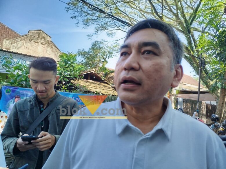 Ketua Umum KONI Kota Malang, R Djoni Sudjatmoko mengajak seluruh elemen masyarakat untuk menggaungkan ajang Porprov IX Jawa Timur yang digelar di Malang Raya (blok-a.com / Yogga Ardiawan)