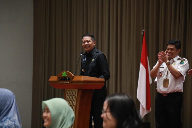 Wali Kota Malang, Wahyu Hidayat saat kegiatan Diseminasi Hasil Penanganan Anak Tidak Sekolah (ATS). (pro)