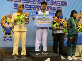 Nayla Rahmawati, atlet wushu sanda yang berhasil persembahkan emas untuk Kota Malang (istimewa)