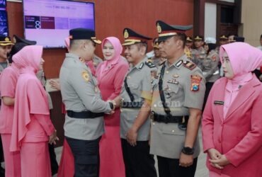 Sertijab pejabat penting Polres Jombang.(blok-a.com/Syahrul Wijaya)
