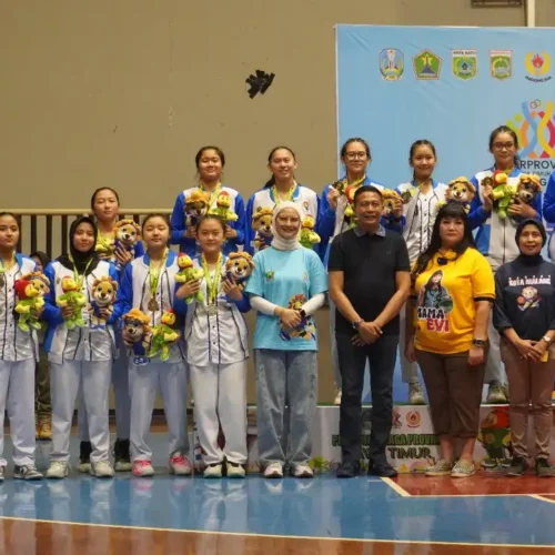 Basket Putri Kota Malang Raih Medali Perak, Skor Tipis Lawan Surabaya di Final Porprov Jatim
