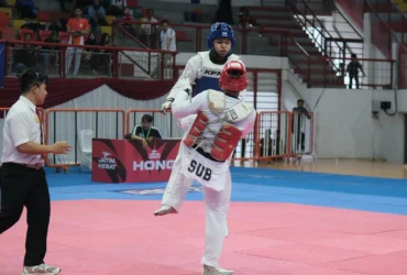 Fasha Fais Fadillah, atlet taekwondo asal Kota Malang yang berhasil mendulang medali emas dalam ajang Porprov IX Jawa Timur (istimewa)