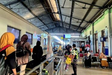 Kondisi stasiun kereta api di Daop 7 Madiun. (blok-a.com/Fajar)