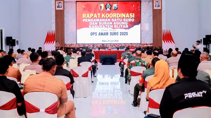 Rakor pengamanan peringatan Satu Suro dan Suran Agung. (blok-a.com/Fajar)