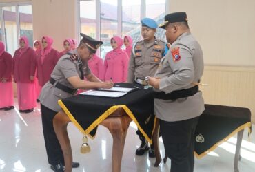 Sertijab sejumlah pejabat Polres Pasuruan, Senin (16/5/2025).