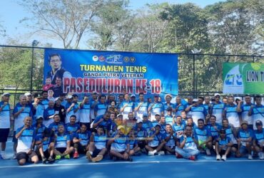 Turnamen Tenis Ganda Veteran Paseduluran.(blok-a.com/Yogga Ardiawan)