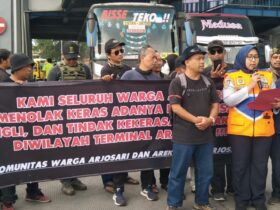 Aksi damai cegah premanisme yang dilakukan oleh Warga Arjosari (istimewa)