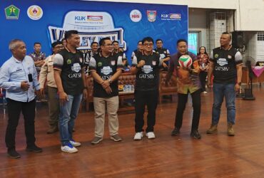 Wali Kota Malang, Wahyu Hidayat saat membuka Volleyball Turnamen 2025 (istimewa)