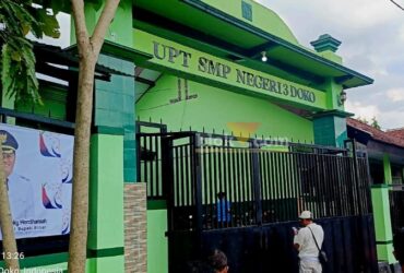 SMPN 3 Doko, Desa Sumberurip, Kecamatan Doko, Kabupaten Blitar. (blok-a.com/Fajar)