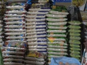 Imbas peredaran beras oplosan, beras medium langka di sejumlah pasar daerah Banyuwangi, Sabtu (19/7/2025). (blok-a.com/Kuryanto)