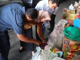 Dispangtan Kota Malang bersama Satgas Pangan saat melakukan sidak waspada beras oplosan (istimewa)
